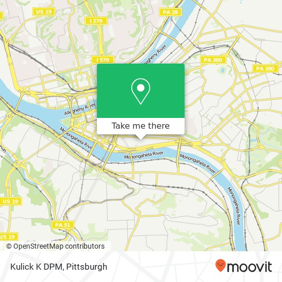 Mapa de Kulick K DPM