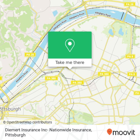 Mapa de Diemert Insurance Inc- Nationwide Insurance