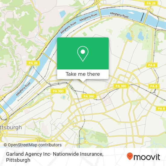 Garland Agency Inc- Nationwide Insurance map