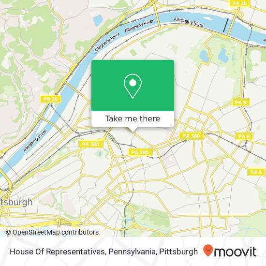 House Of Representatives, Pennsylvania map