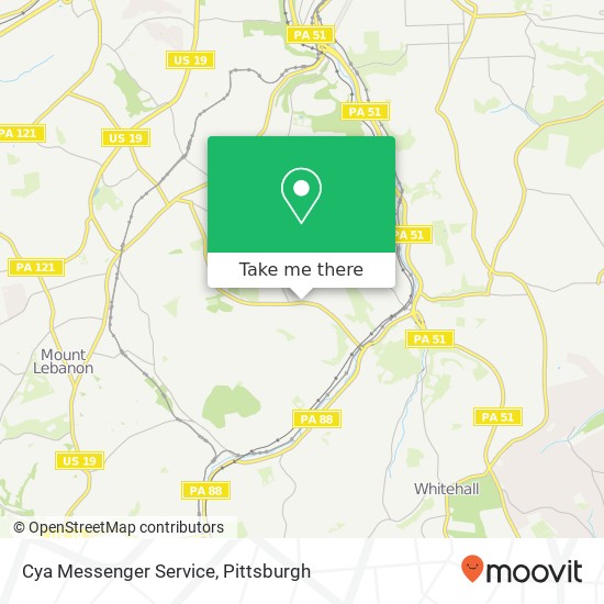 Cya Messenger Service map