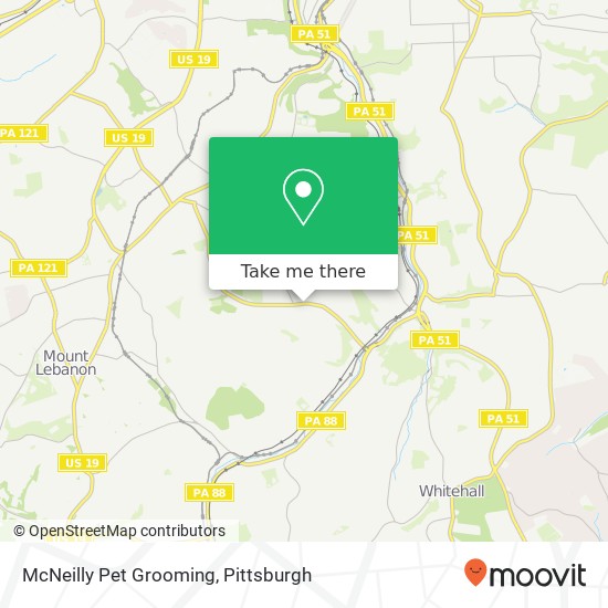 Mapa de McNeilly Pet Grooming