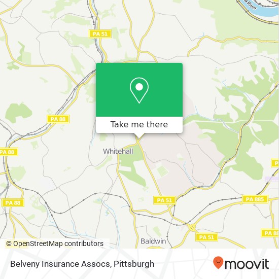 Mapa de Belveny Insurance Assocs