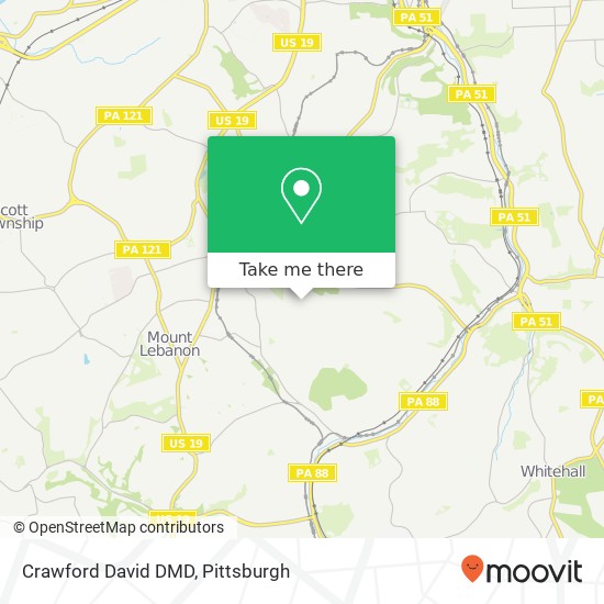Crawford David DMD map