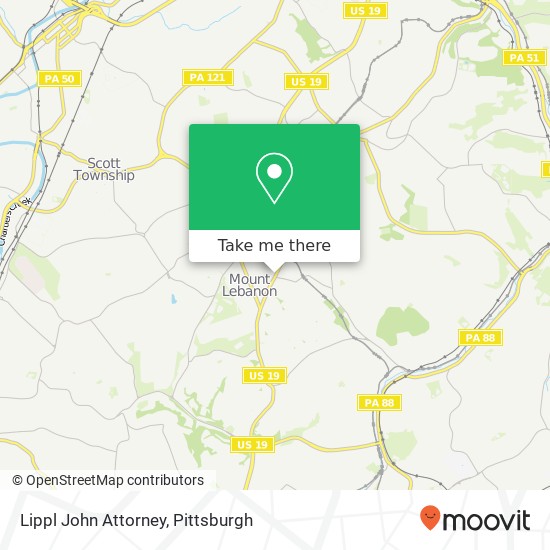 Lippl John Attorney map