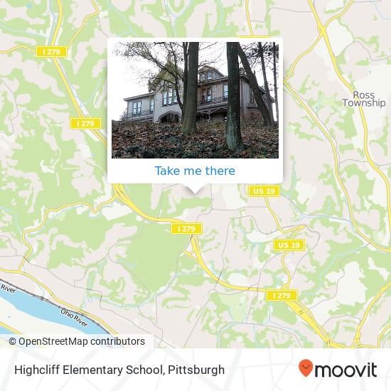 Highcliff Elementary School map