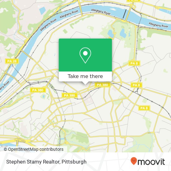 Stephen Stamy Realtor map