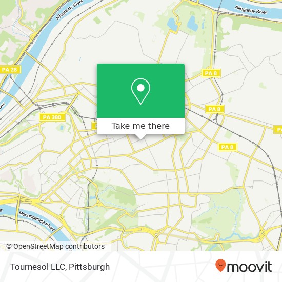 Tournesol LLC map