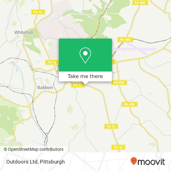 Outdoors Ltd map