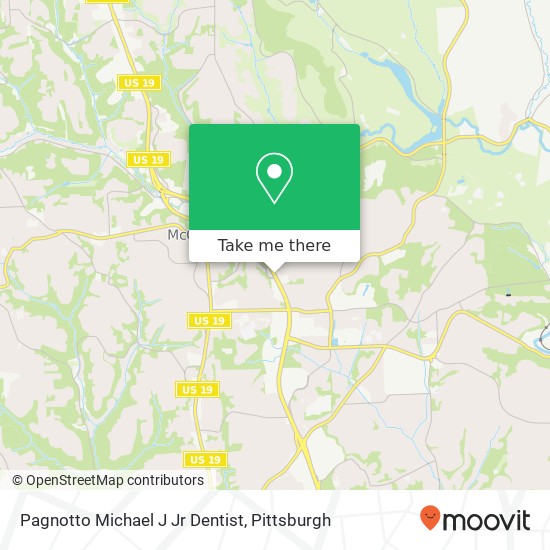 Pagnotto Michael J Jr Dentist map