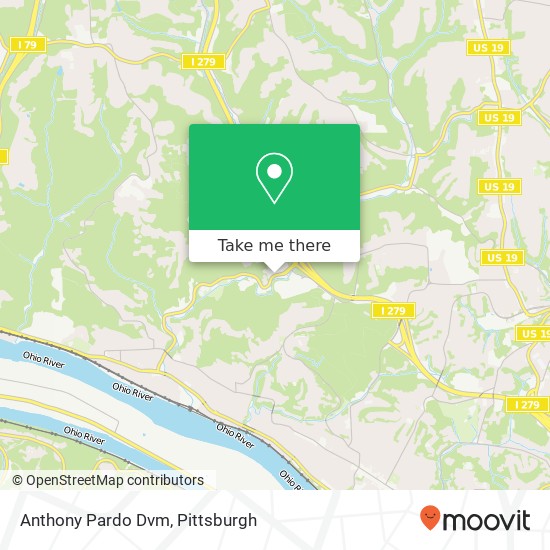 Anthony Pardo Dvm map