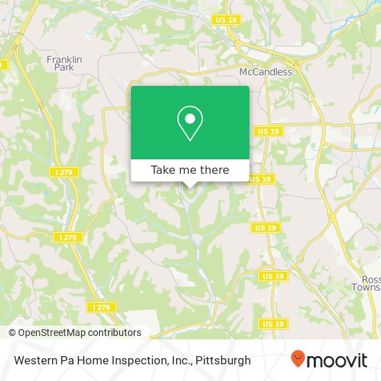 Mapa de Western Pa Home Inspection, Inc.
