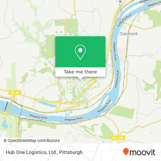 Hub One Logistics, Ltd. map