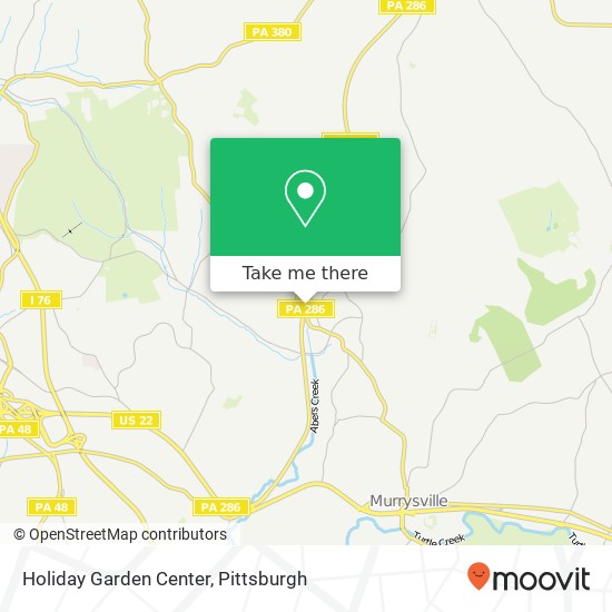 Mapa de Holiday Garden Center