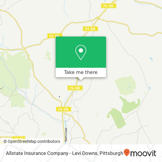 Mapa de Allstate Insurance Company - Levi Downs