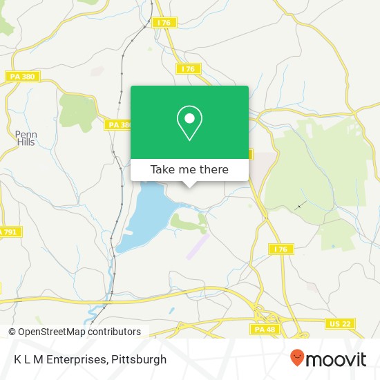 K L M Enterprises map