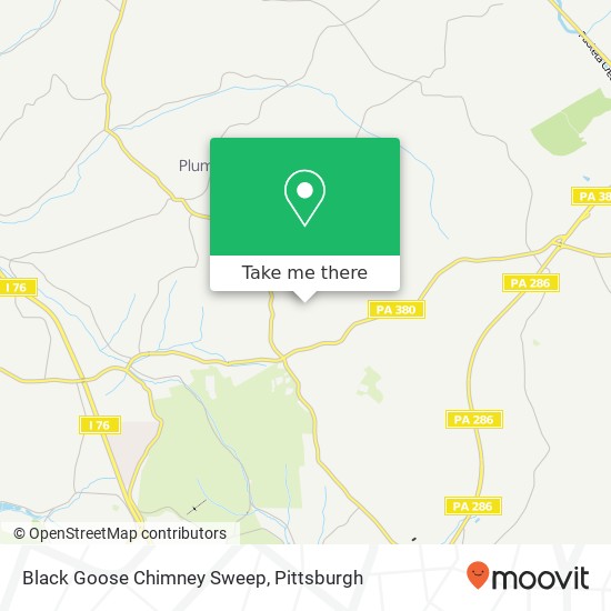 Mapa de Black Goose Chimney Sweep