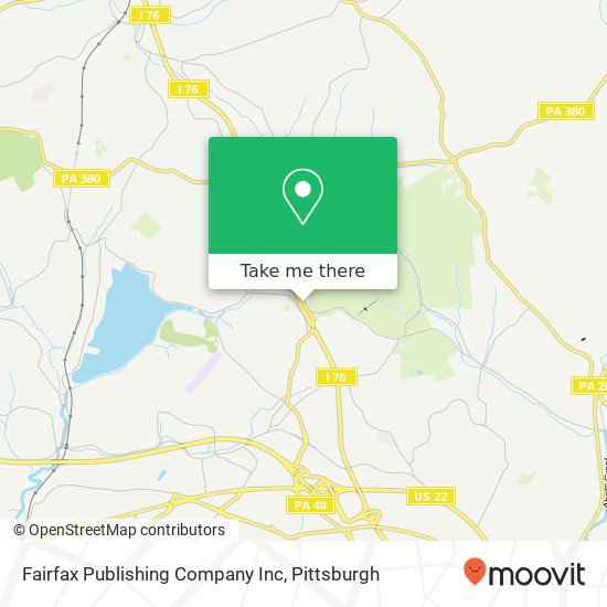 Mapa de Fairfax Publishing Company Inc