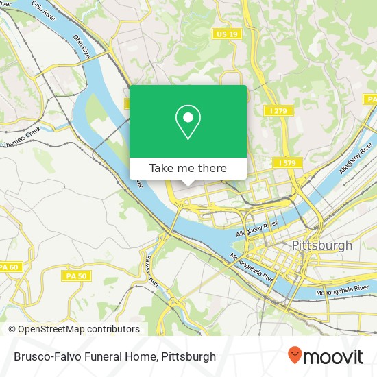 Brusco-Falvo Funeral Home map