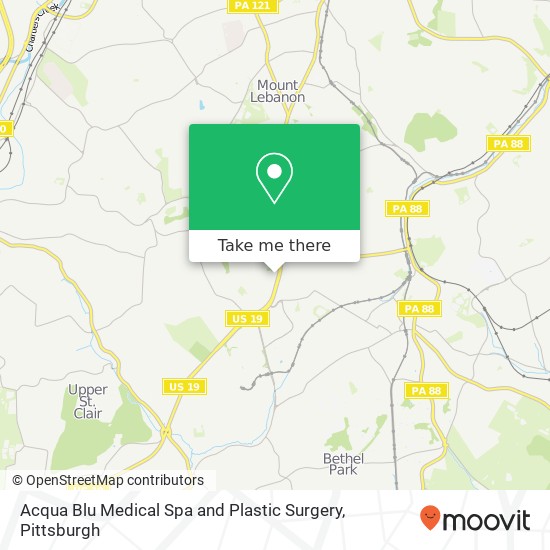 Acqua Blu Medical Spa and Plastic Surgery map