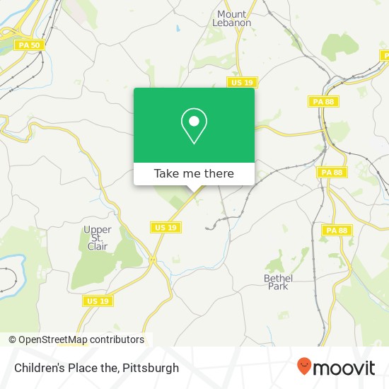 Mapa de Children's Place the
