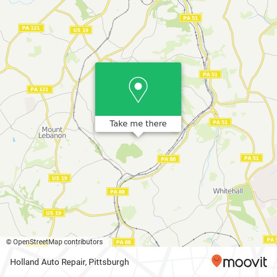 Mapa de Holland Auto Repair