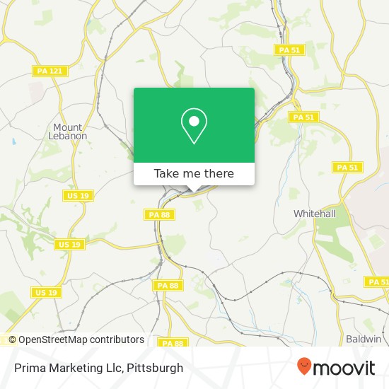 Prima Marketing Llc map