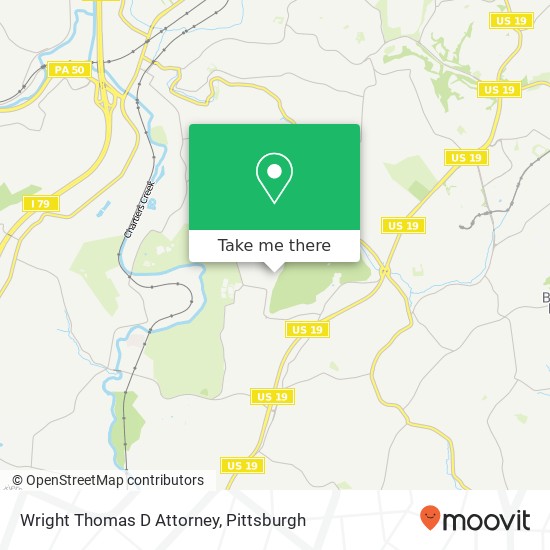 Wright Thomas D Attorney map