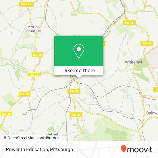 Power In Education map