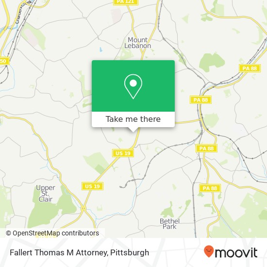 Mapa de Fallert Thomas M Attorney