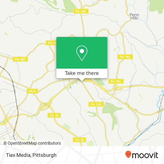 Tiex Media map