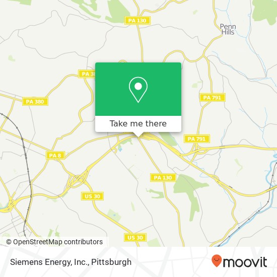 Siemens Energy, Inc. map