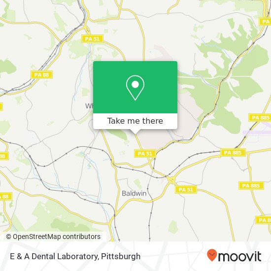 E & A Dental Laboratory map