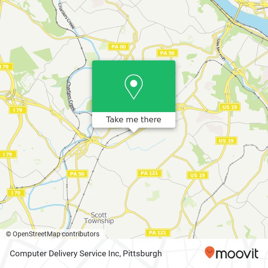 Computer Delivery Service Inc map