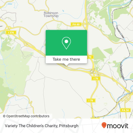 Mapa de Variety The Children's Charity