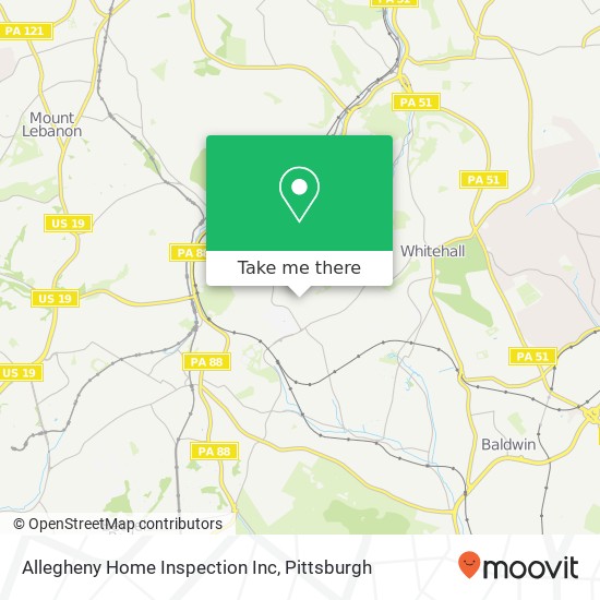 Allegheny Home Inspection Inc map