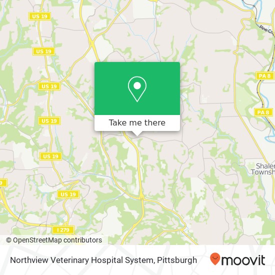 Mapa de Northview Veterinary Hospital System