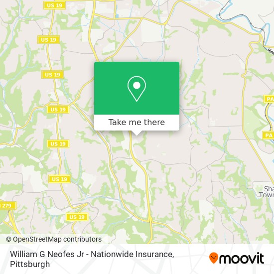 William G Neofes Jr - Nationwide Insurance map