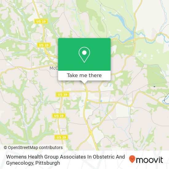 Womens Health Group Associates In Obstetric And Gynecology map