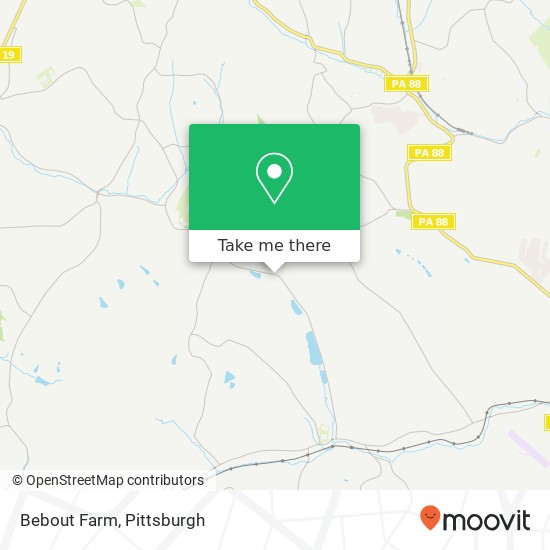 Bebout Farm map