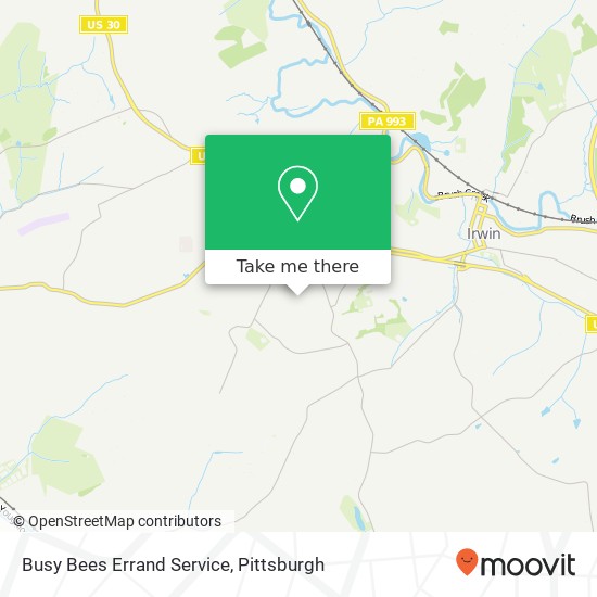 Busy Bees Errand Service map