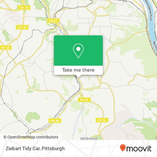 Ziebart Tidy Car map