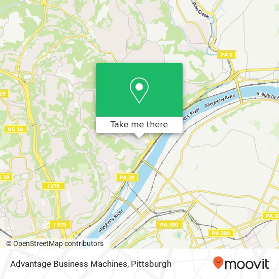 Mapa de Advantage Business Machines