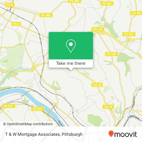 Mapa de T & W Mortgage Associates