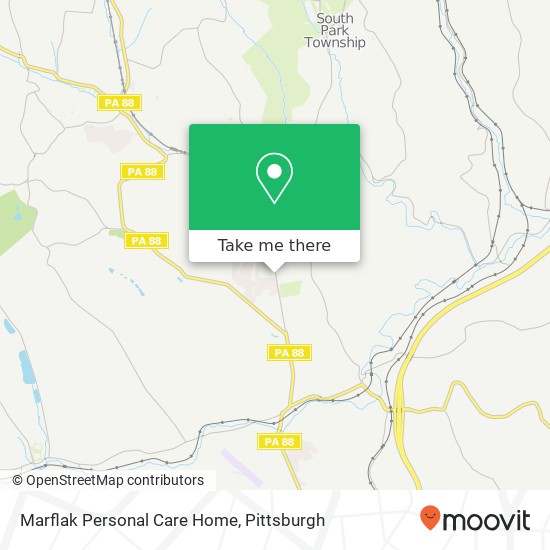 Mapa de Marflak Personal Care Home