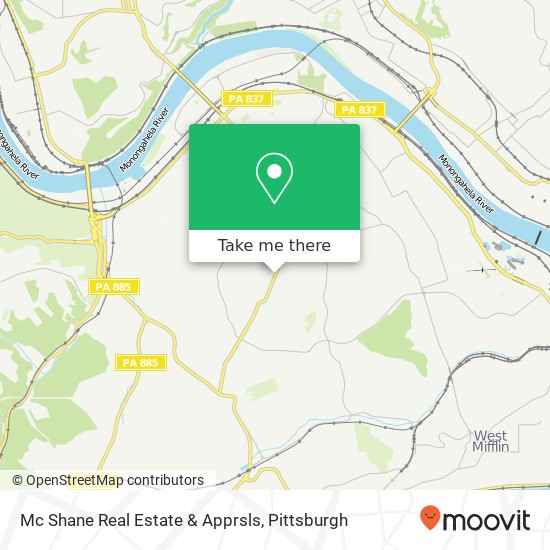 Mapa de Mc Shane Real Estate & Apprsls