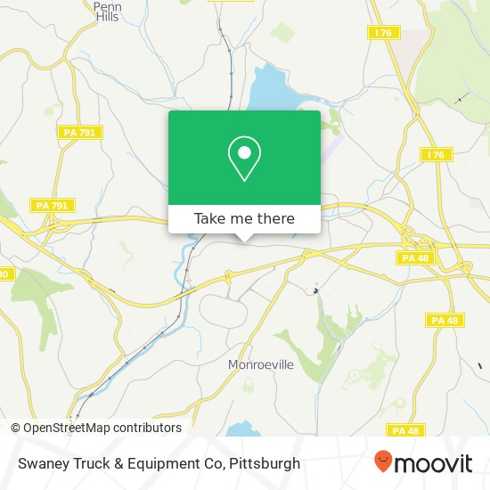 Swaney Truck & Equipment Co map