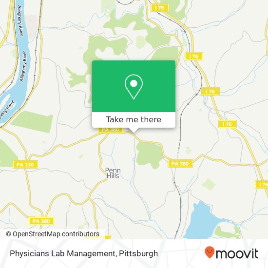 Mapa de Physicians Lab Management