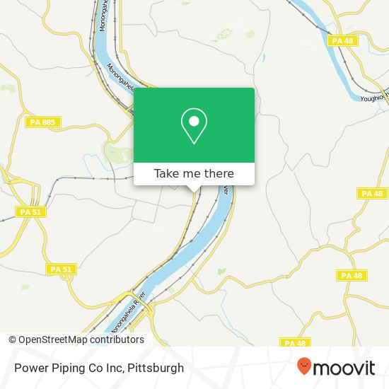Power Piping Co Inc map