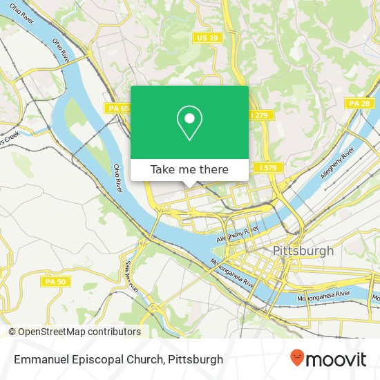 Mapa de Emmanuel Episcopal Church